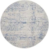 Nourison Home Whimsicle WHS07 Grey Blue 8 ft. Round Area Rug
