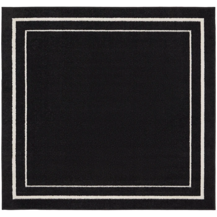 Nourison Nourison Essentials Area Rug NRE02 Black Ivory