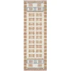 Nourison Nordic Ivory Rust NRC16 2ft. 2in. x 7ft. 6 Rect. Rug