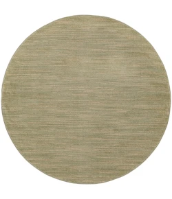 Nourison Home Nourison Essentials NRE01 Green Gold 6 ft. Round Area Rug