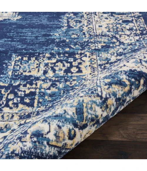 Nourison Grafix Area Rug GRF14-Navy Blue