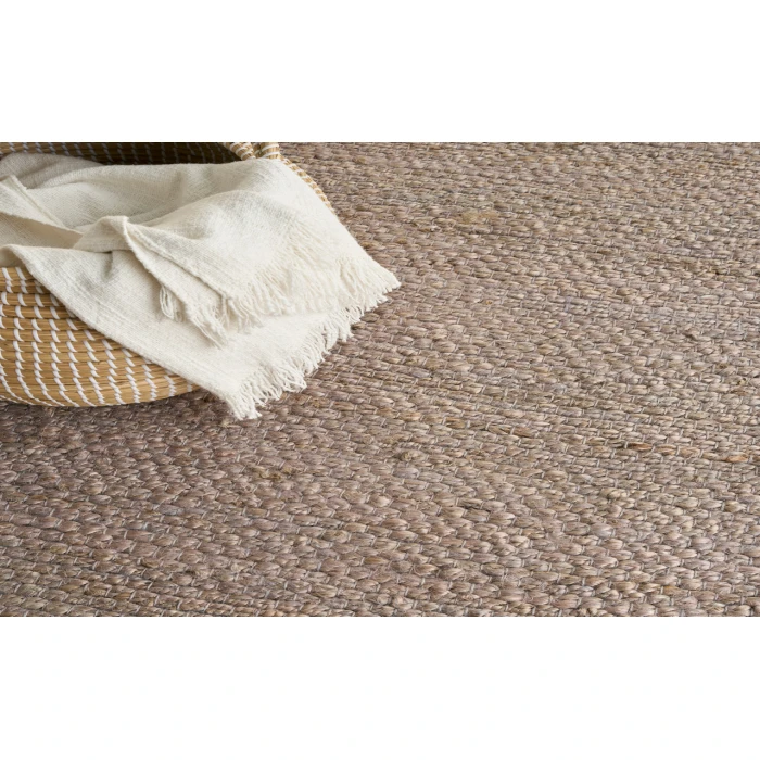 Nourison Natural Jute Grey NJT01 4 ft. X 6 ft. Rectangle Rug