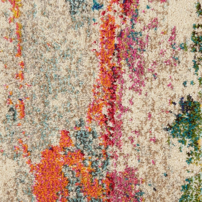 Nourison Celestial Area Rug CES12-Ivory/Multicolor