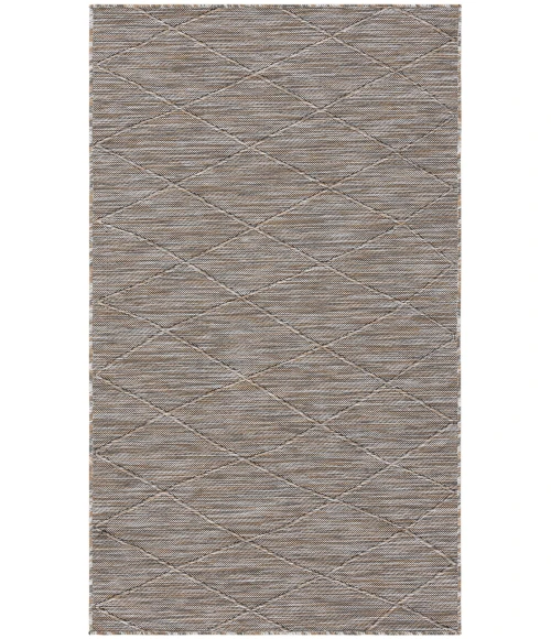 Nourison Washable Solutions Grey/Mocha WSL01 3 ft. X 5 ft. Rect. Rug