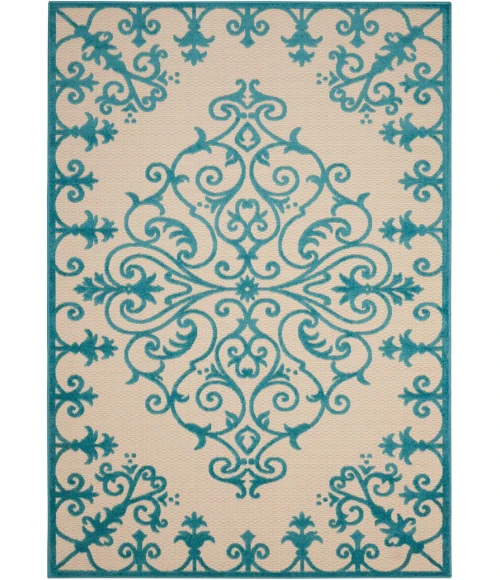 Nourison Aloha Area Rug ALH12-Aqua