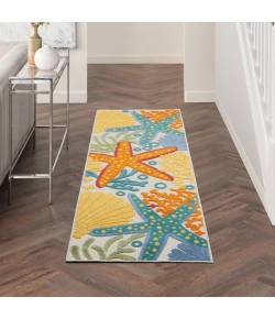 Nourison Home Aloha ALH24 Multicolor 2 ft. X 6 ft. Area Rug