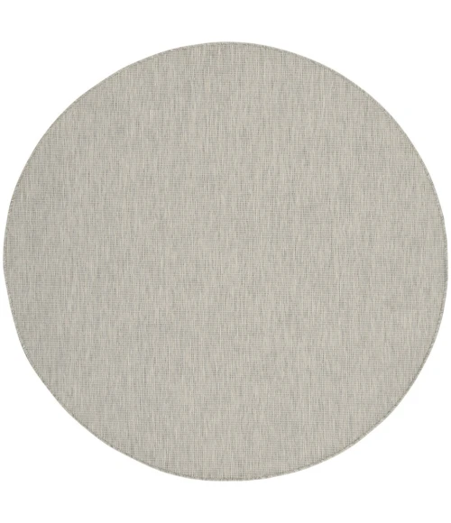 Nourison Positano Round Area Rug POS01-Lt Grey