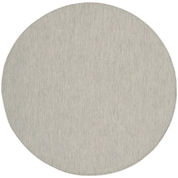 Nourison Positano Round Area Rug POS01-Lt Grey