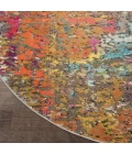 Nourison Celestial Round Area Rug CES14-Sunset