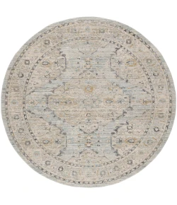 Nourison Home Lynx LNX07 Light Blue 7 ft. 10 in. Round Area Rug