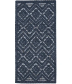 Nourison Home Versatile NRV01 Navy Blue 2 ft. X 4 ft. Area Rug