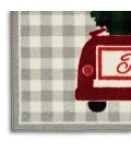 Nourison Accent Decor/Xmas Area Rug 101JP-Grey