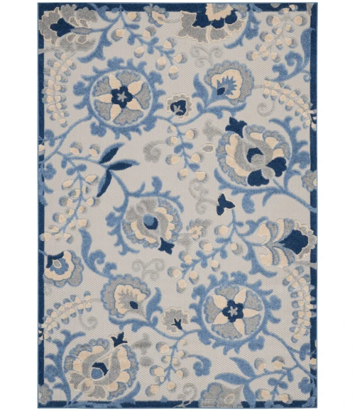Nourison Aloha Area Rug ALH17-Blue/Grey