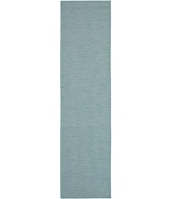 Nourison Home Positano POS01 Aqua 2 ft. 2 in. X 8 ft. Area Rug