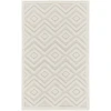 Nourison Home Versatile NRV01 Ivory White 2 ft. X 4 ft. Area Rug