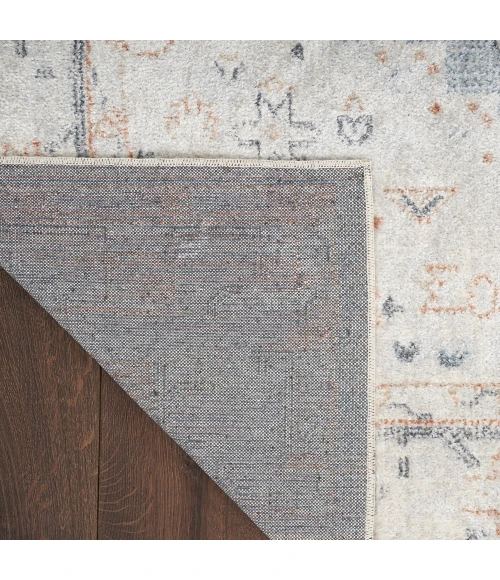 Nourison Astra Machine Washable Area Rug ASW11 Light Blue