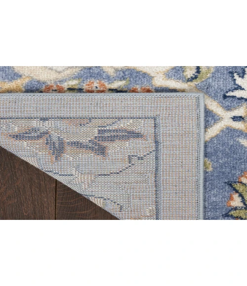 Nourison Allur Light Blue ALR03 4 ft. X 6 ft. Rectangle Rug
