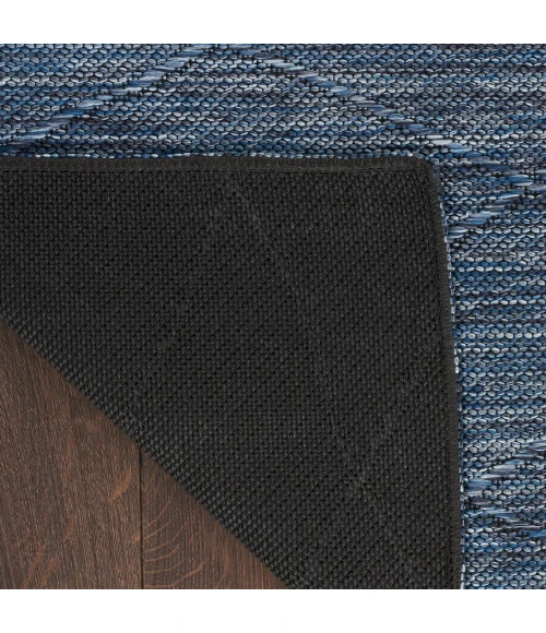 Nourison Washable Solutions Navy Blue WSL01 9 ft. X 12 ft. Rect. Rug