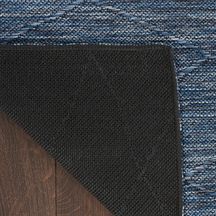 Nourison Washable Solutions Navy Blue WSL01 9 ft. X 12 ft. Rect. Rug