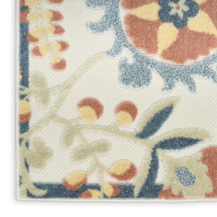 Nourison Aloha Grey Multicolor ALH17 7 ft. 10 in. X 10 ft. 6 in. Rect. Rug