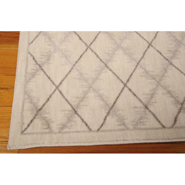 Nourison Home Tranquility Ivory TNQ01 5ft.3in. x 7ft.5in. Rect. Rug