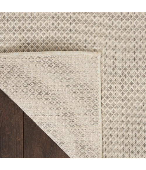 Nourison Courtyard Area Rug COU01-Ivory Silver