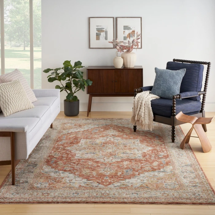 Nourison Sahar Ivory Multicolor SHR06 9 ft. X 13 ft. Rect. Rug