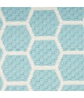 Nourison Twist Reversible Aqua TWS01 6 ft. X 9 ft. Rect. Rug