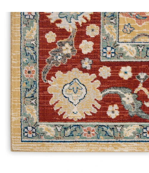 Nourison Parisa Area Rug PSA07 Gold Brick 9'9" x 13'9"