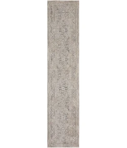 Nourison Home Lynx LNX01 Ivory/Grey/Blue 2 ft. 3 in. X 10 ft. Area Rug