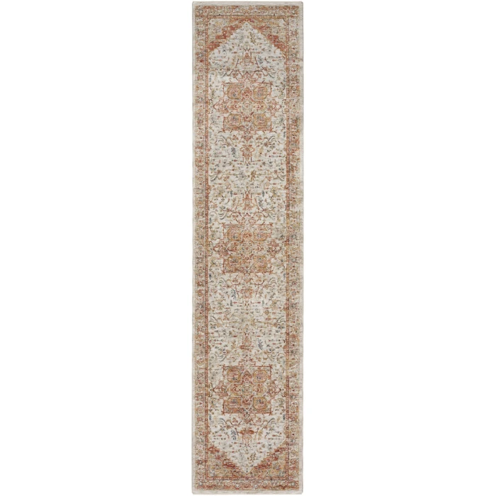 Nourison Sahar Ivory Rust SHR06 10 ft. Rect. Rug