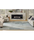 Nourison Astra Machine Washable Blue ASW03 9 ft. X 12 ft. Rectangle Rug