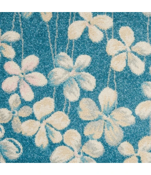 Nourison Tranquil Area Rug TRA04-Turquoise