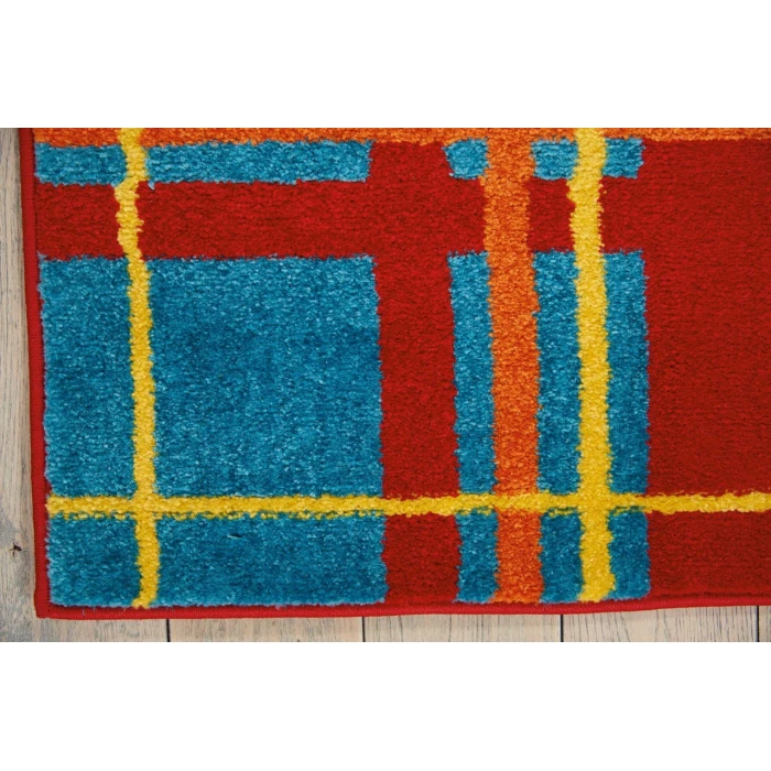 Nourison Home Oakdale Orange OKD01 7ft.10in. x 10ft. Rect. Rug
