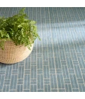 Nourison Washable Charm Blue Ivory WCH02 6 ft. X 9 ft. Rect. Rug
