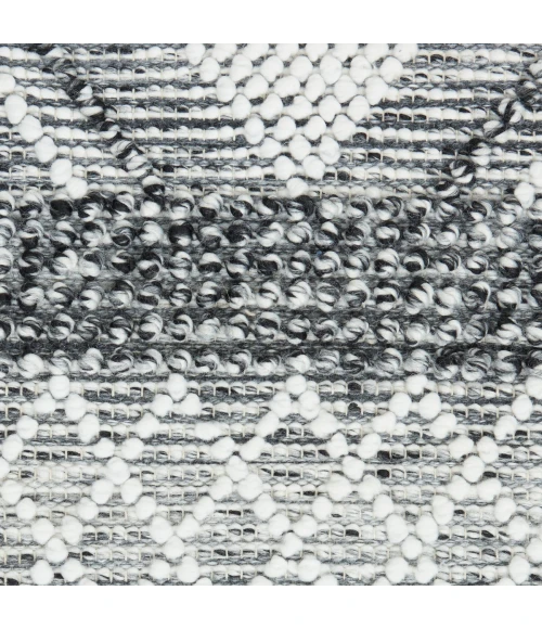 Nicole Curtis Machine Washable Series 3 Area Rug SR301 Black 4' x 6'