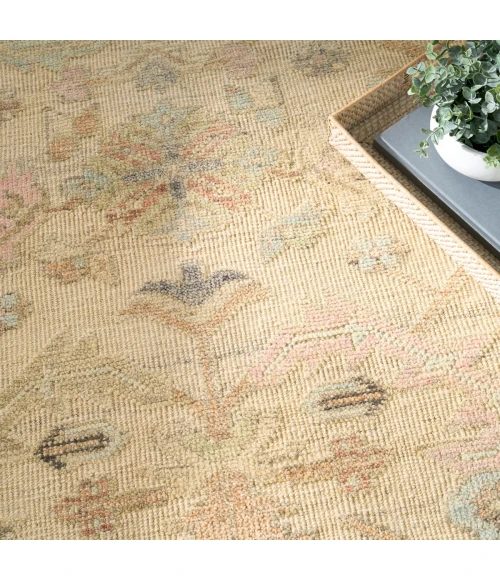 Nourison Heritage Vine Beige HTV01 9 ft. X 12 ft. Rect. Rug