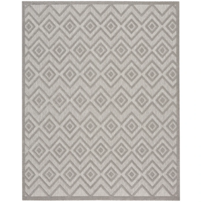 Nourison Versatile Area Rug NRV01 Silver Grey