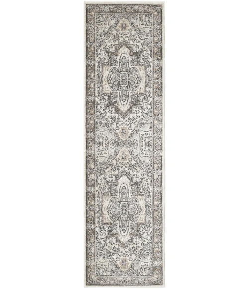 Nourison Quarry Ivory Grey Taupe QUA18 10 ft. Rect. Rug