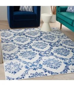 Nourison Home Whimsicle WHS01 Ivory Navy 6 ft. X 9 ft. Area Rug