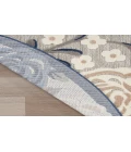 Nourison Aloha Blue Grey ALH32 7’10” Round Rug
