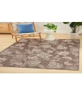 Nourison Garden Oasis Mocha GOA03 4 ft. X 6 ft. Rectangle Rug