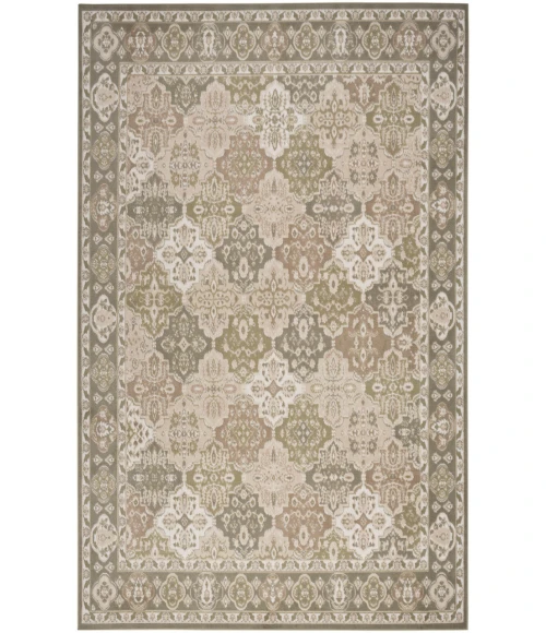 Nourison Grafix Green GRF31 7 ft. 10 in. X 9 ft. 10 in. Rectangle Rug