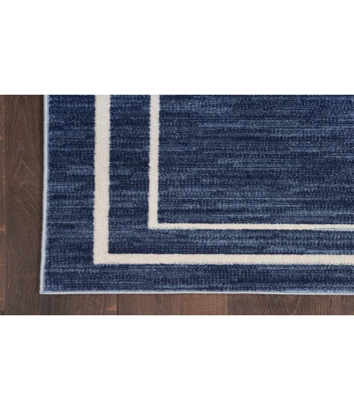 Nourison Nourison Essentials Navy Ivory NRE02 7 ft. X 10 ft. Rectangle Rug