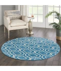 Nourison Jubilant Round Area Rug JUB19-Blue