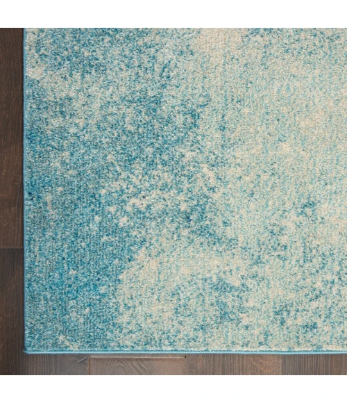 Nourison Passion Area Rug PSN10 Navy/Light Blue 2'2" x 10'