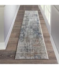 Nourison Quarry Blue Beige QUA02 10 ft. Rect. Rug