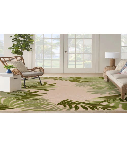Nourison Aloha Ivory Green ALH40 10 ft. X 14 ft. Rectangle Rug