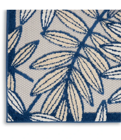 Nourison Aloha Area Rug ALH18 Ivory/Navy 12' x 15'