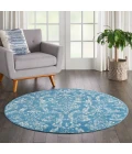 Nourison Jubilant Round Area Rug JUB09-Blue
